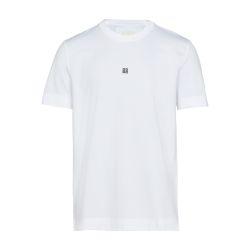 Slim fit t-shirt in cotton with 4G detail by GIVENCHY