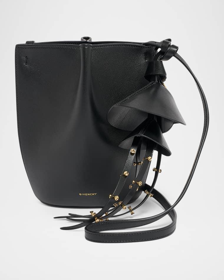 Snap Nano Leather Bucket Crossbody Bag by GIVENCHY