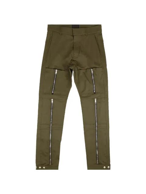 Stadium zip-embellished "Khaki" trousers by GIVENCHY