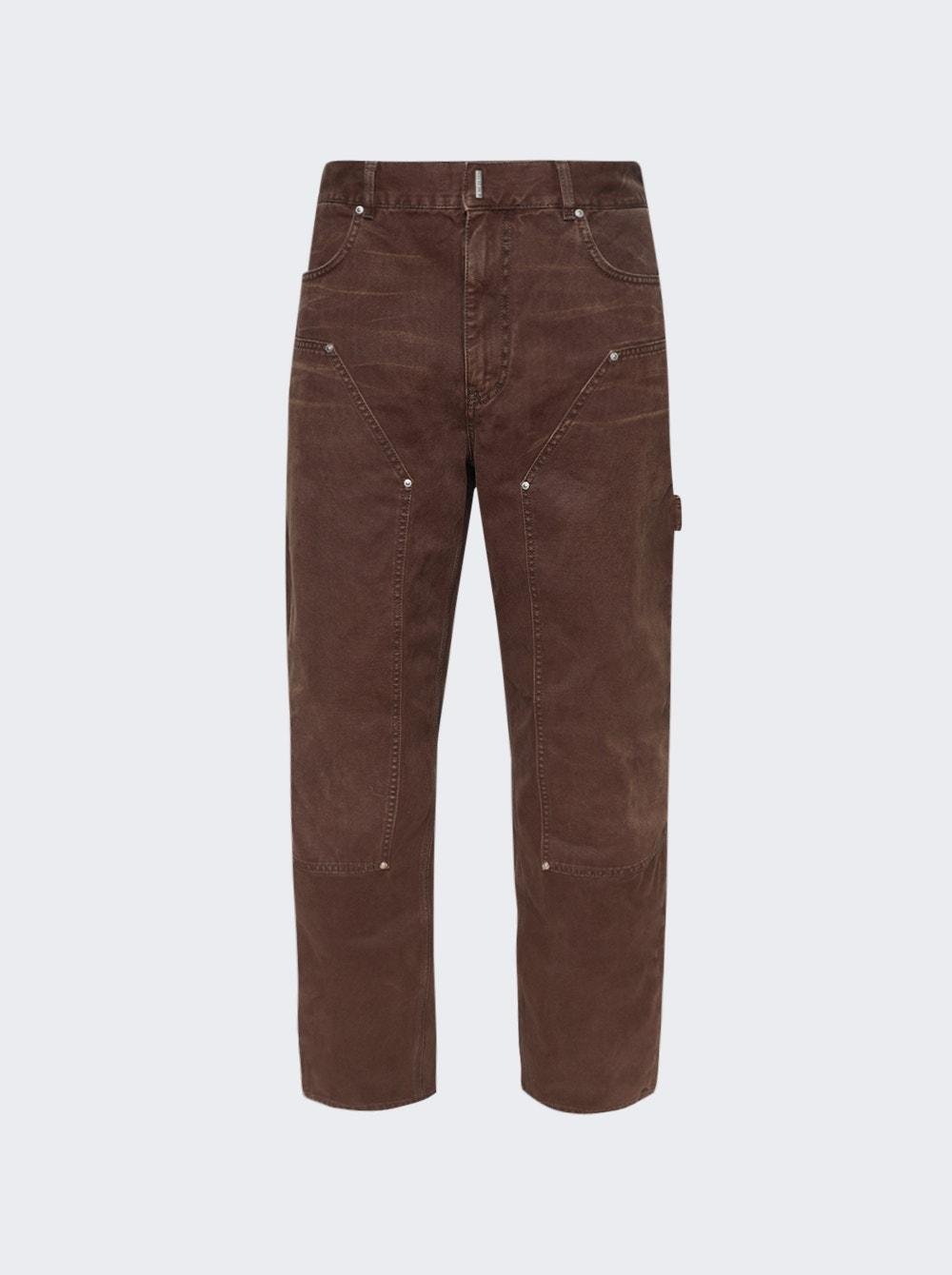 Studded Carpenter Pants Brown  | The Webster by GIVENCHY