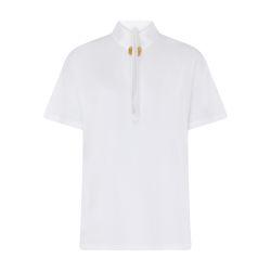 T-shirt in cotton with buttoned collar by GIVENCHY