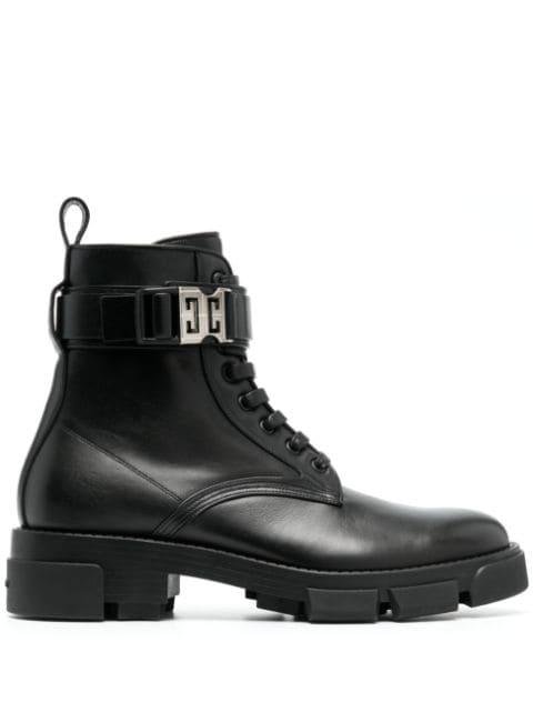 Terra leather ankle boots by GIVENCHY