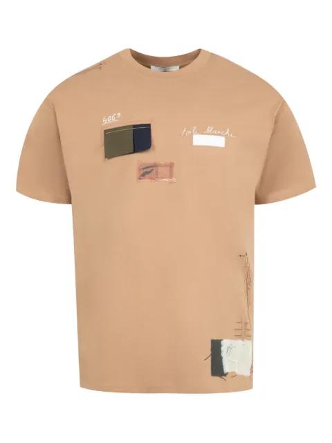 Trompe l'oeil-pattern cotton T-shirt by GIVENCHY