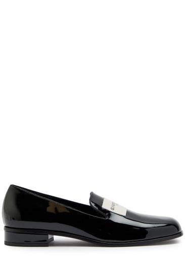 Tux logo patent leather loafers by GIVENCHY