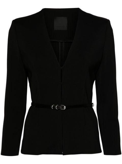 Voyou belted jacket by GIVENCHY