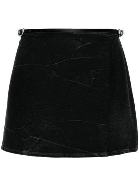 Voyou denim mini skirt by GIVENCHY