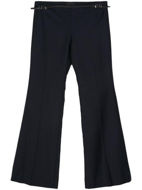 Voyou flared trousers by GIVENCHY