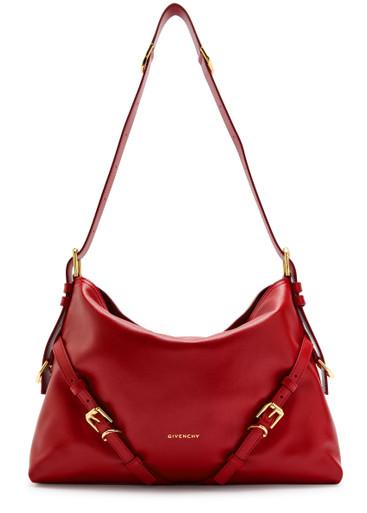 Voyou medium grained leather shoulder bag by GIVENCHY