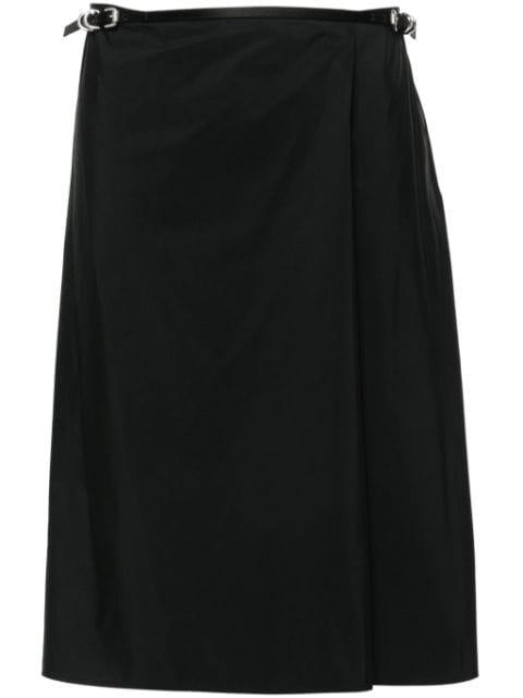 Voyou taffeta wrap skirt by GIVENCHY
