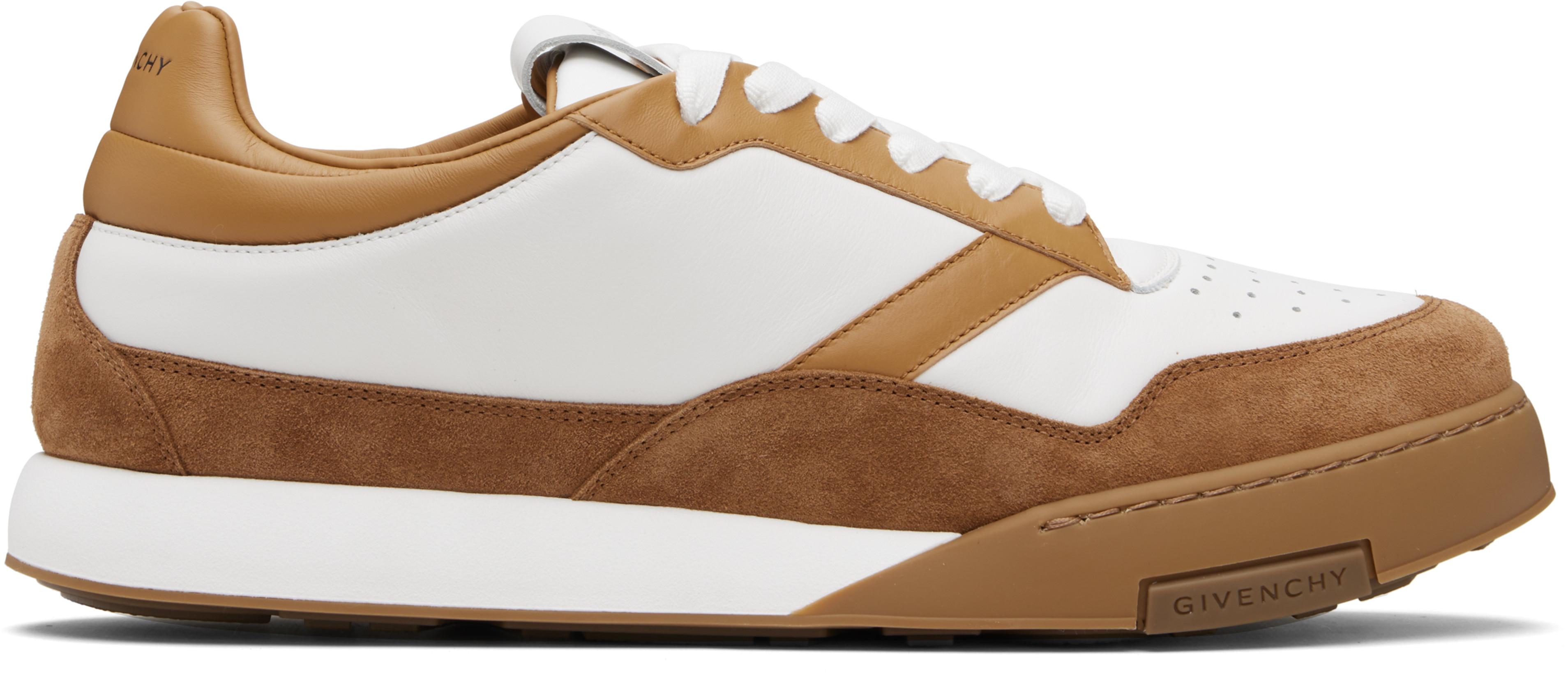 White & Tan Yard Sneakers by GIVENCHY