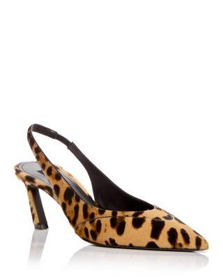 Women's Spiky Calf Hair Slingback Pumps by GIVENCHY