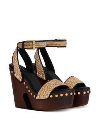 Women's Studded Platform Wedge Sandals by GIVENCHY