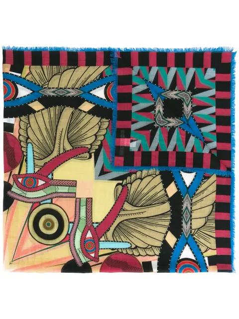 abstract print scarf by GIVENCHY