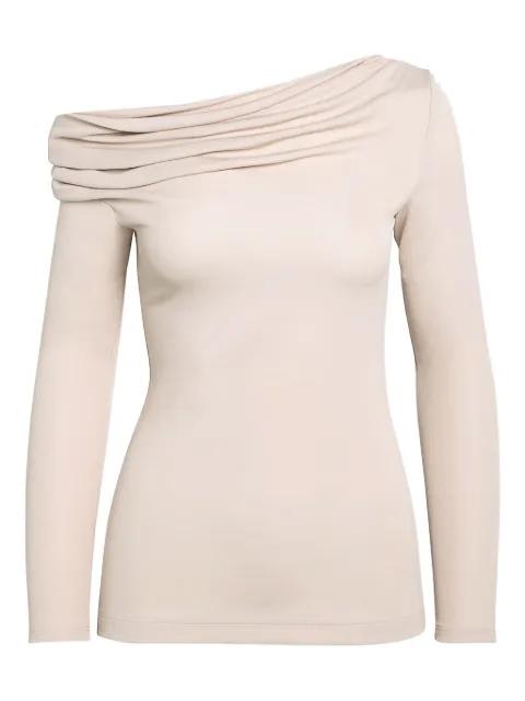 asymmetric draped top by GIVENCHY