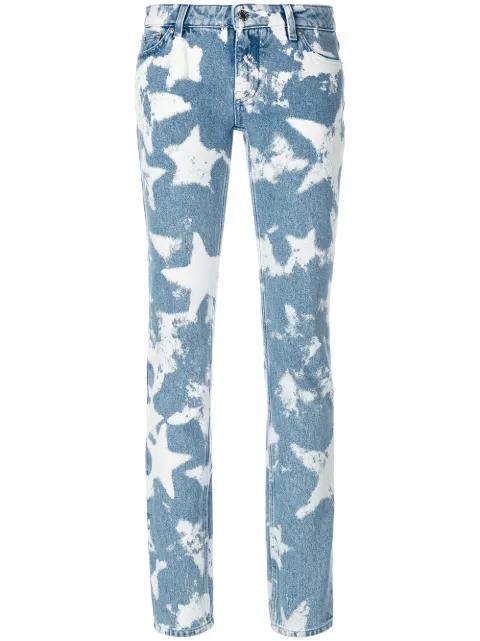 bleached star skinny jeans by GIVENCHY