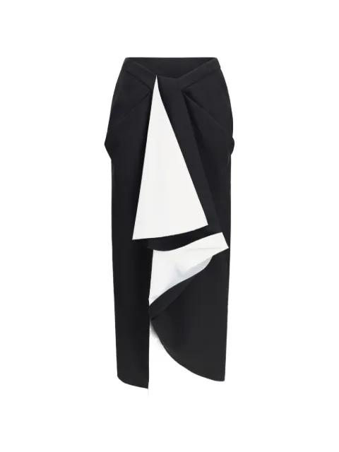 bonded wrap skirt by GIVENCHY