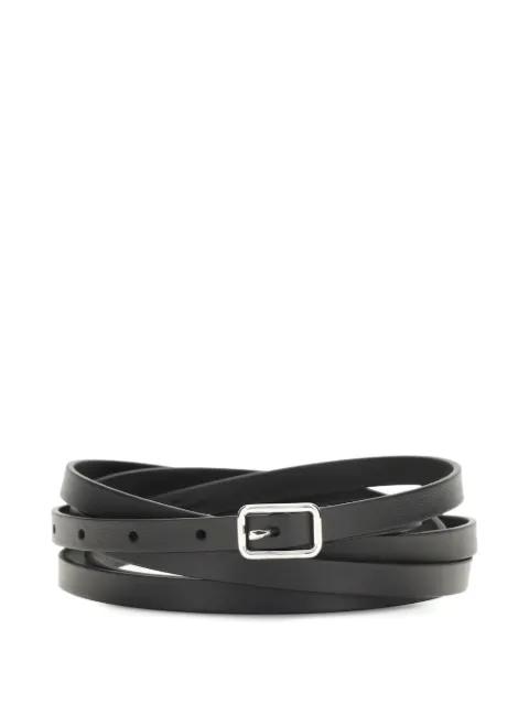 buckle-fastening leather belt by GIVENCHY