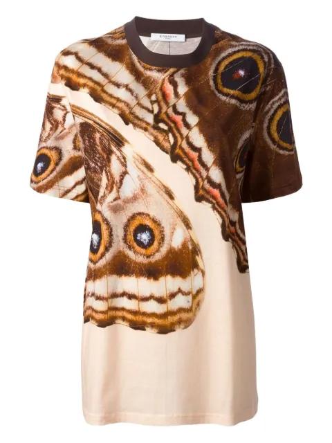 butterfly print T-shirt by GIVENCHY