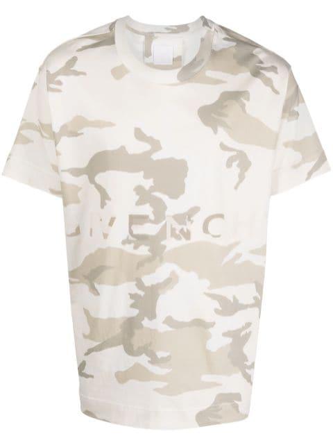 camouflage-print cotton T-Shirt by GIVENCHY