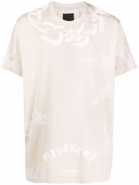 chain-link print logo T-shirt by GIVENCHY