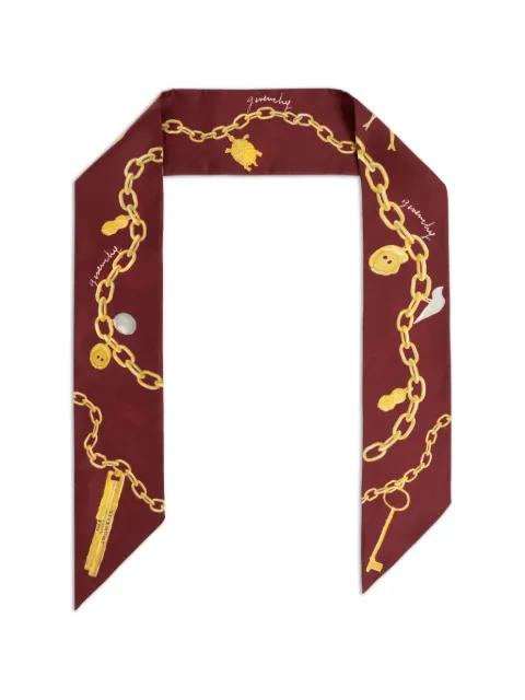 chain-print scarf by GIVENCHY