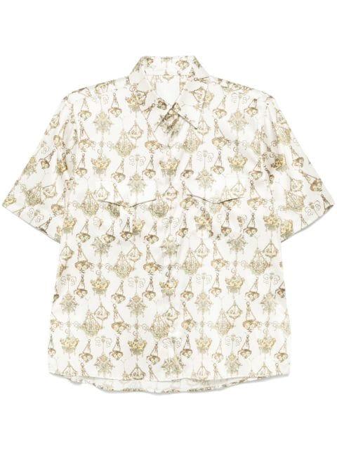 chandelier-print shirt by GIVENCHY
