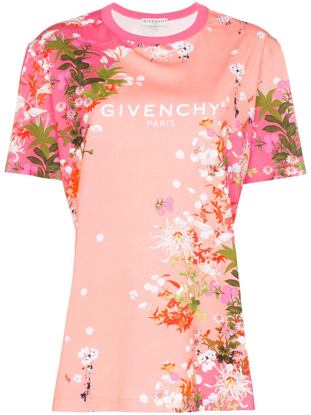 cherryblossom logo print T-shirt by GIVENCHY