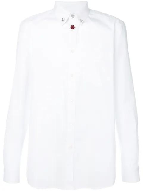 classic floral detail shirt by GIVENCHY