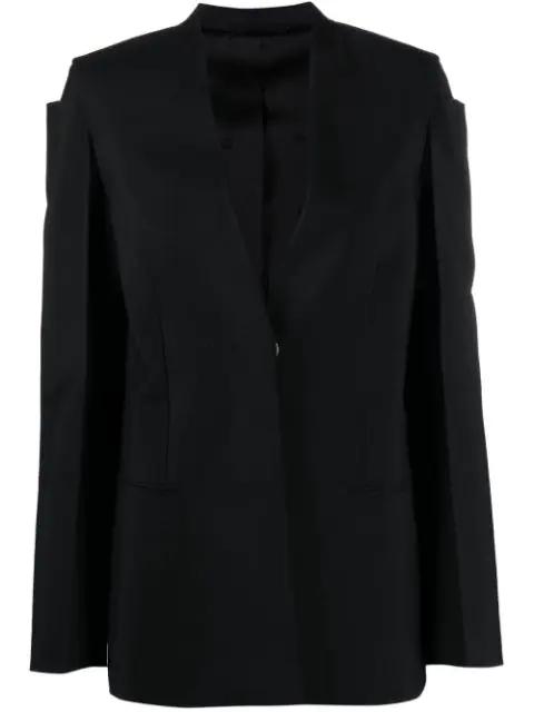 collarless single-breasted jacket by GIVENCHY