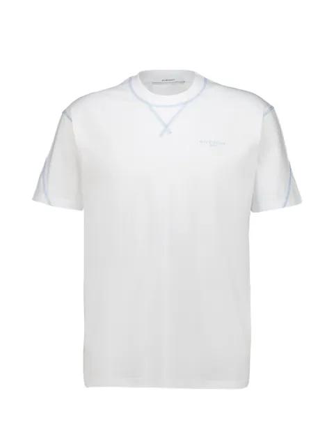 contrast-stitch T-shirt by GIVENCHY
