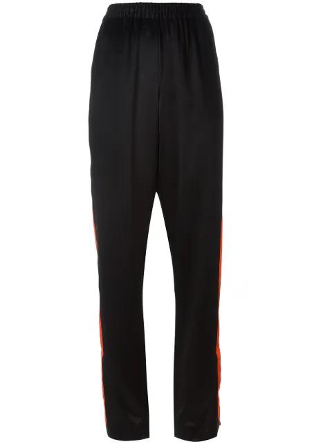 contrast stripe relaxed trousers by GIVENCHY