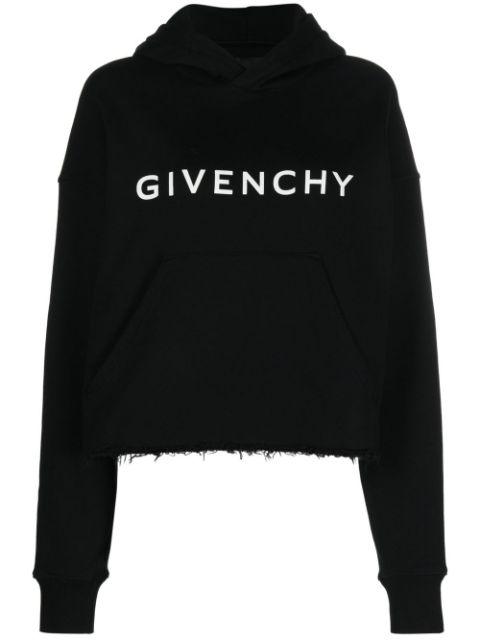 cotton logo-print hoodie by GIVENCHY