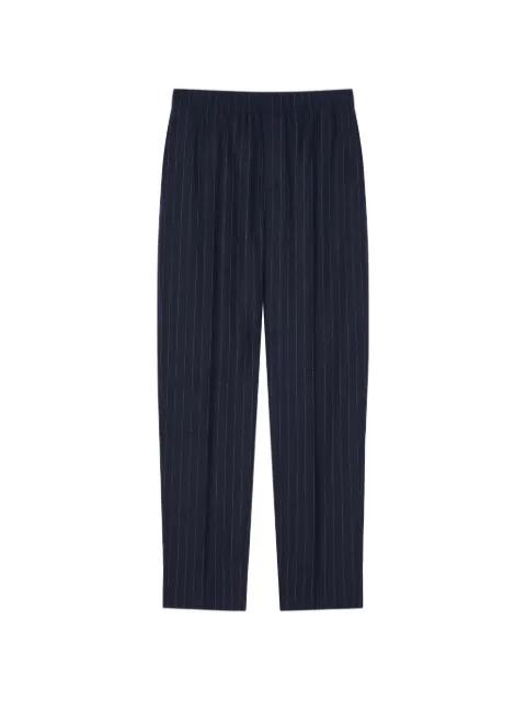 couture seam striped joggers in wool by GIVENCHY