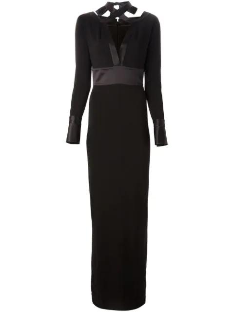 crepe halterneck gown by GIVENCHY