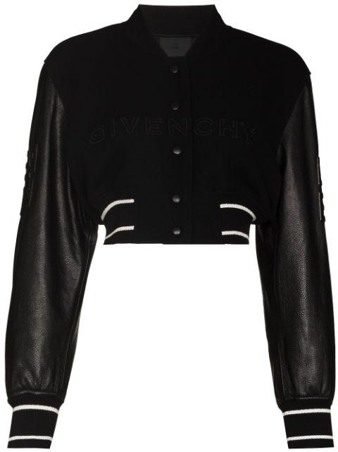 cropped bomber jacket by GIVENCHY