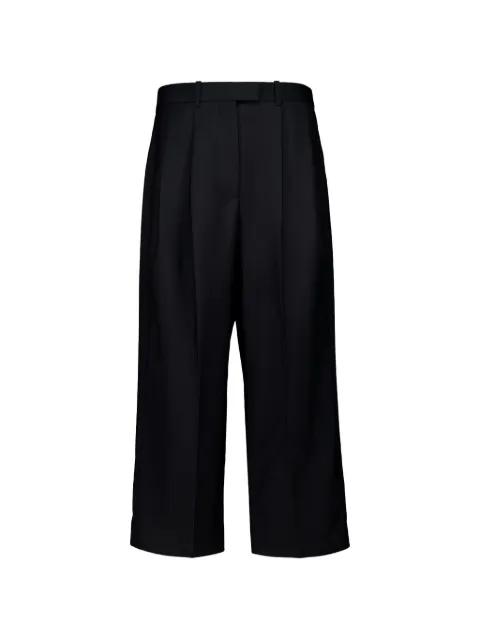 cropped double-pleat trousers by GIVENCHY