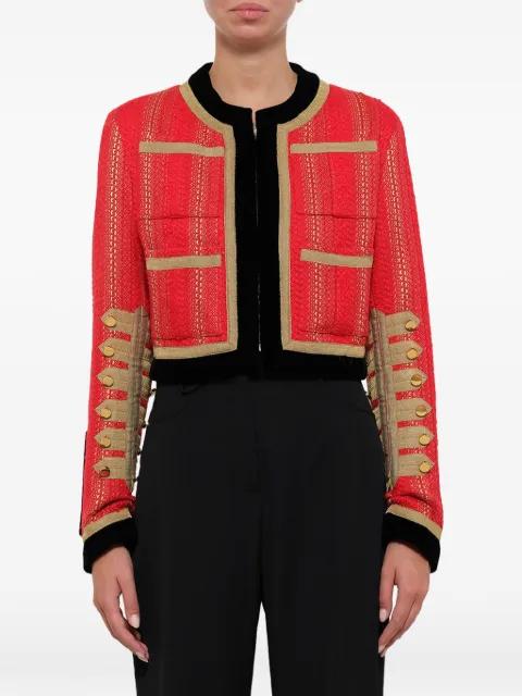 cropped military-style jacket by GIVENCHY