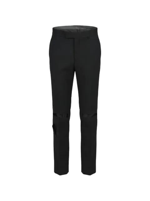 cut-out detail wool trousers by GIVENCHY