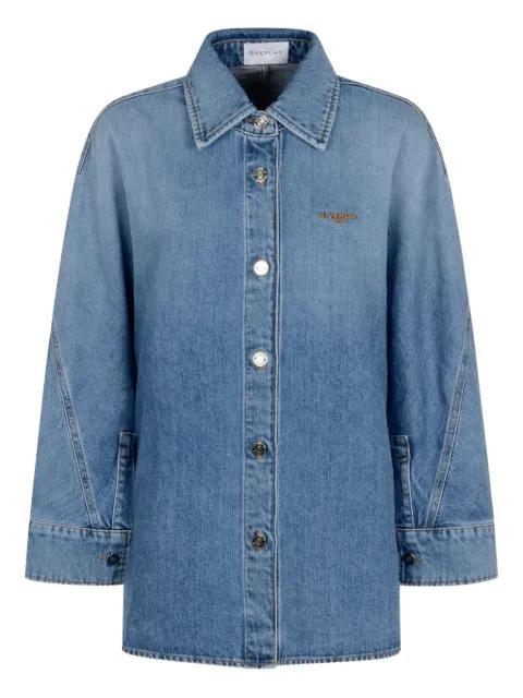 denim button-fastening shirt by GIVENCHY