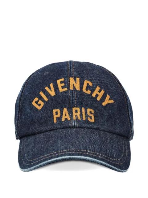 denim logo-embroidered cap by GIVENCHY