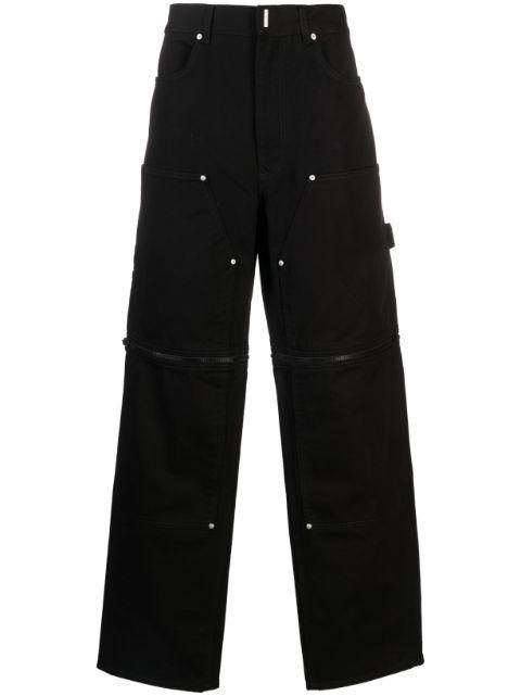 detachable-panels wide-leg jeans by GIVENCHY