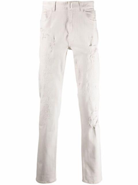 distressed-effect slim-fit jeans by GIVENCHY