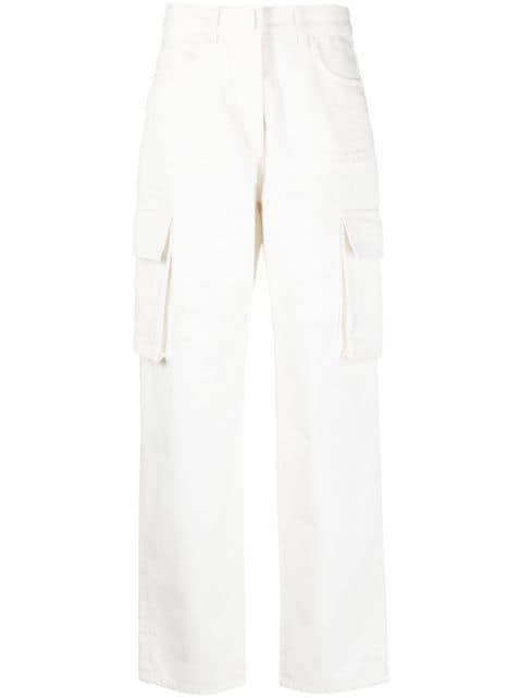 distressed straight-leg cargo jeans by GIVENCHY