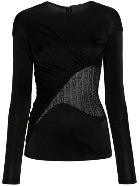 $G-lace panelled top by GIVENCHY