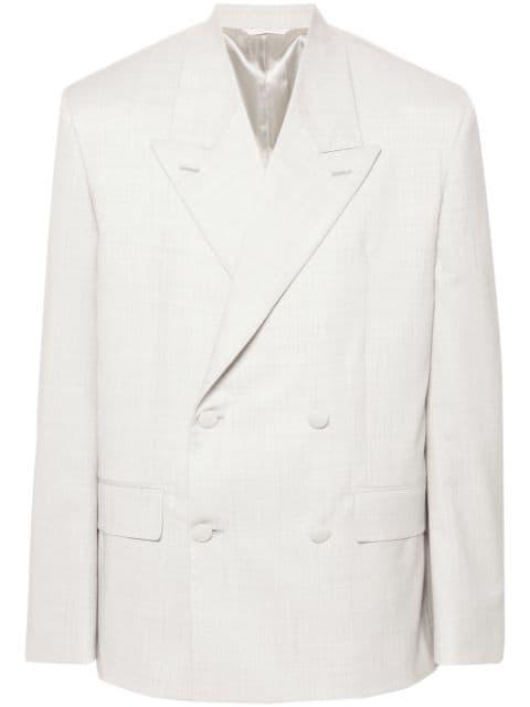 double-breasted wool blazer by GIVENCHY
