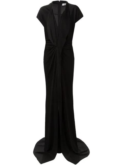 draped evening maxi dress by GIVENCHY