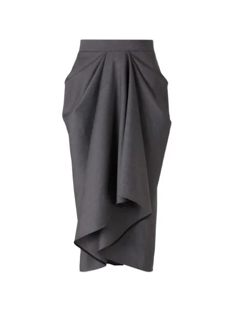 draped midi skirt by GIVENCHY