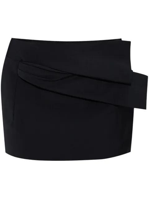 draped mini skirt by GIVENCHY