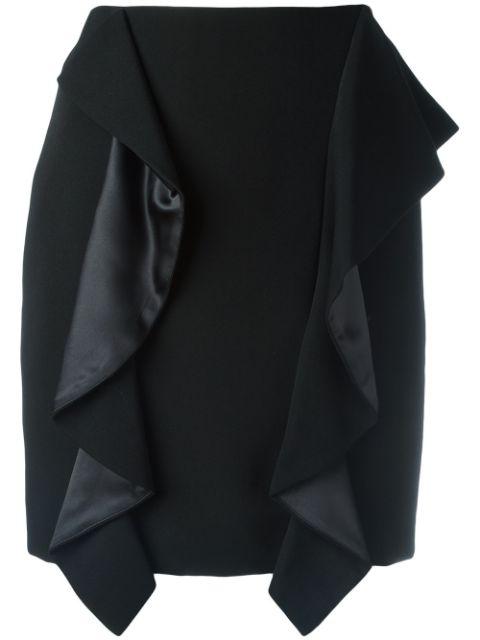 draped-panel pencil mini skirt by GIVENCHY