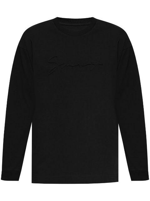embossed-logo T-shirt by GIVENCHY